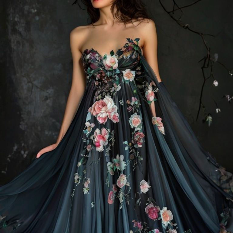 Elegant evening wear